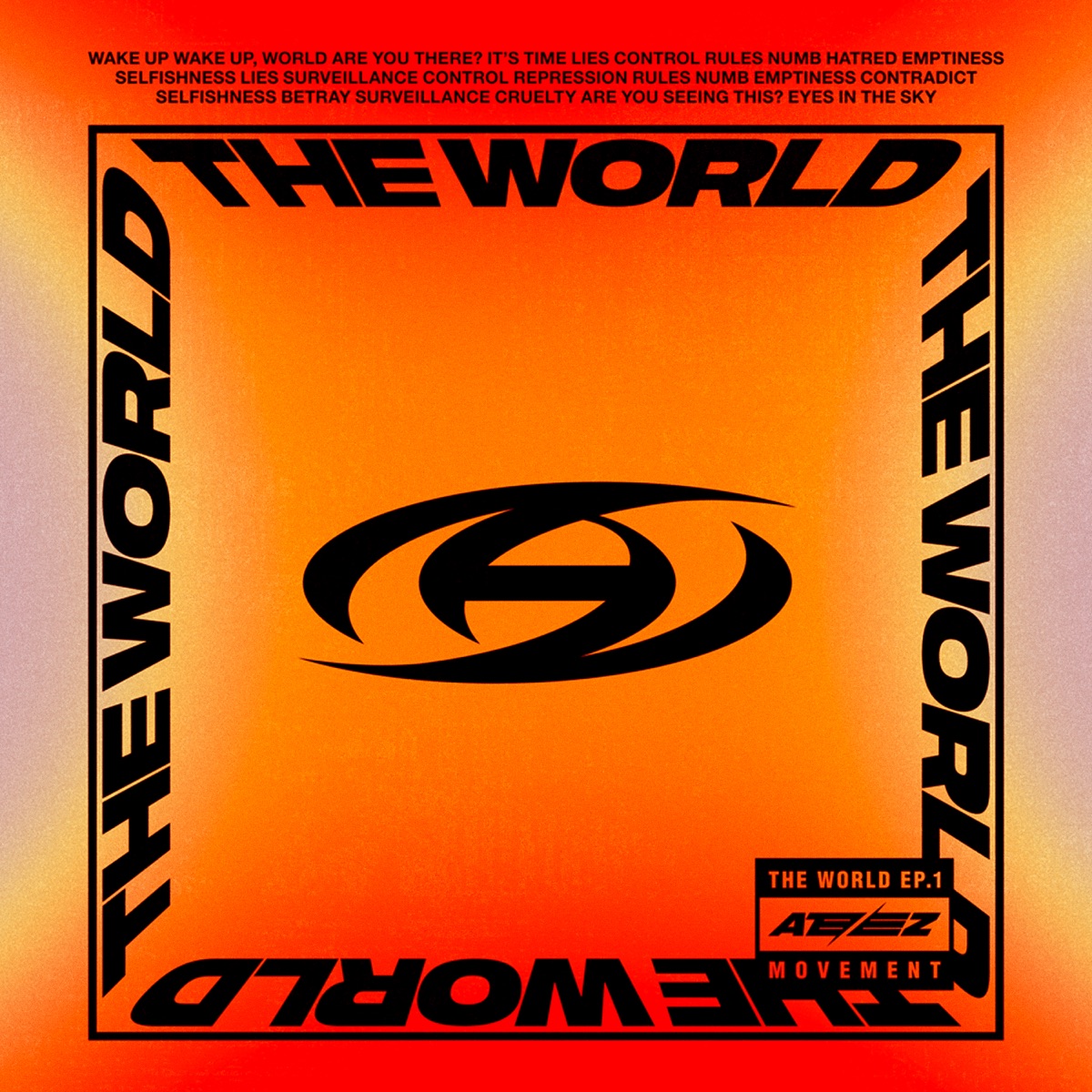 『ATEEZ - New World』収録の『THE WORLD EP.1 : MOVEMENT』ジャケット