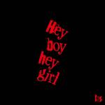 『BiS - Hey boy hey girl』収録の『Hey boy hey girl』ジャケット