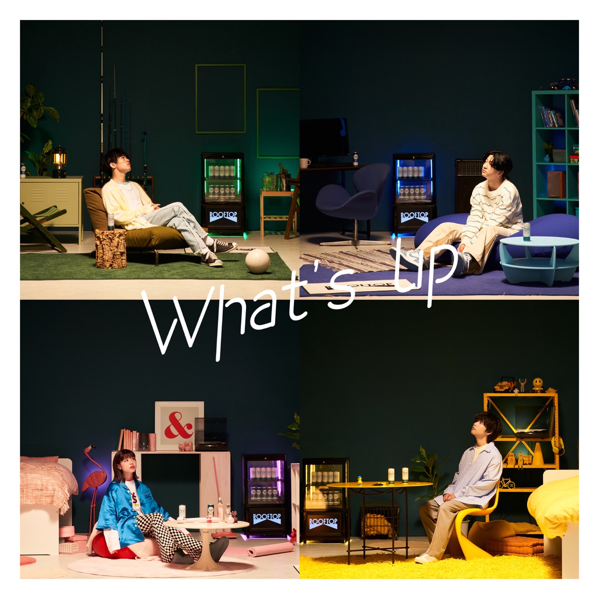 Cover art for『Rinne, Kubotakai, asmi, ANATSUME - What's up』from the release『What's up