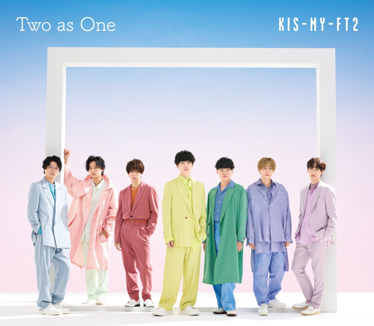 『Kis-My-Ft2 - Two as One 歌詞』収録の『Two as One』ジャケット