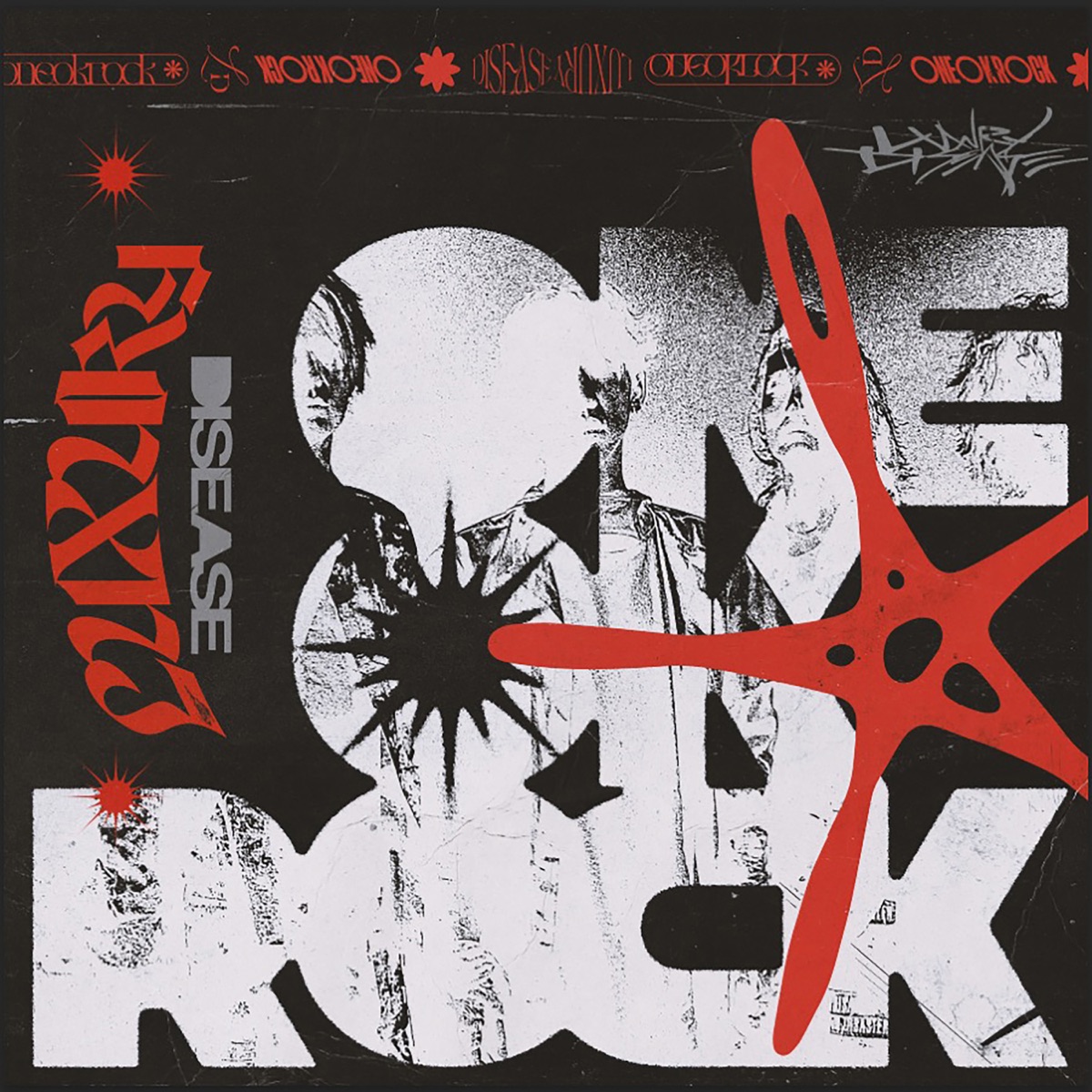『ONE OK ROCK - Prove』収録の『Luxury Disease』ジャケット