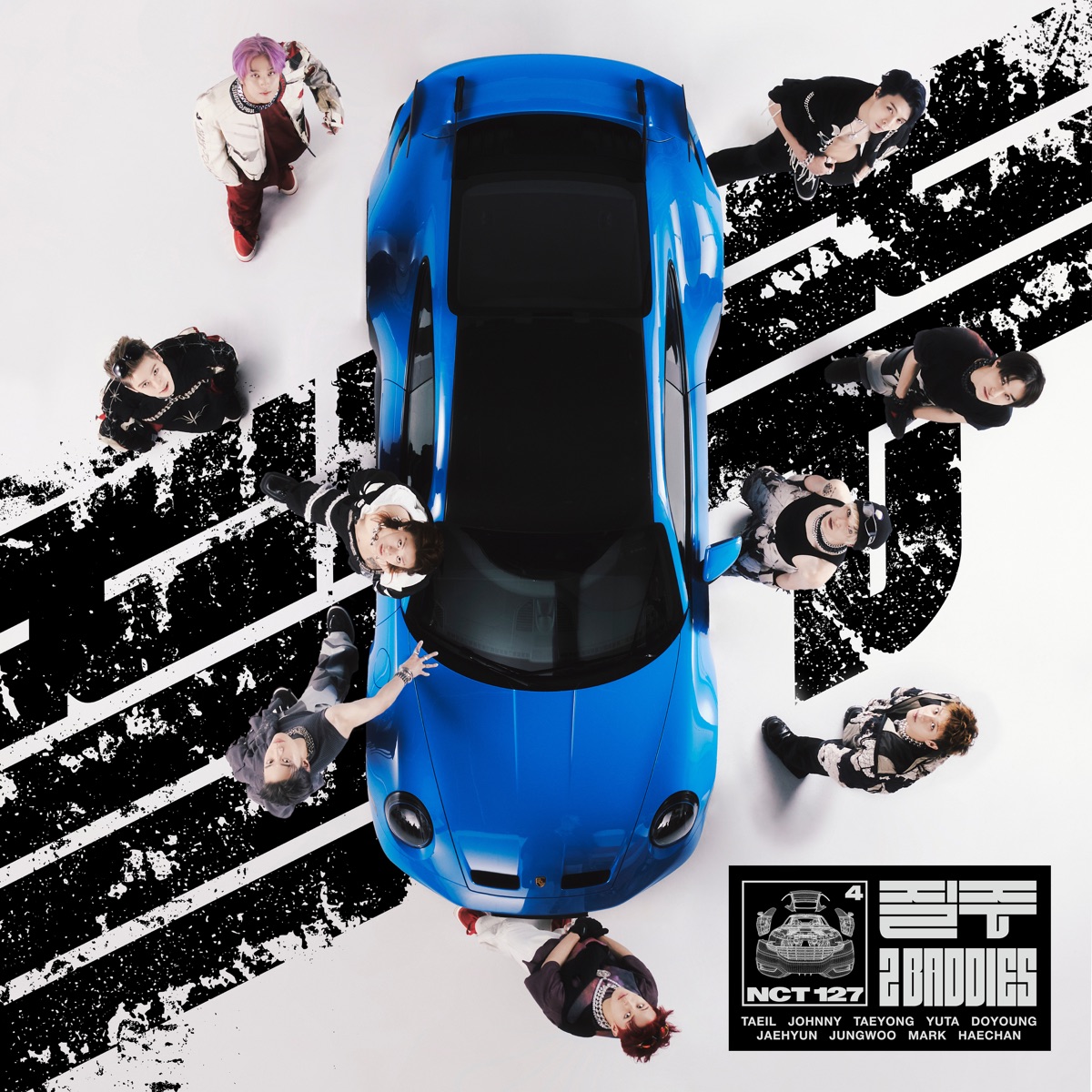 Cover art for『NCT 127 - Faster』from the release『2 Baddies - The 4th Album』