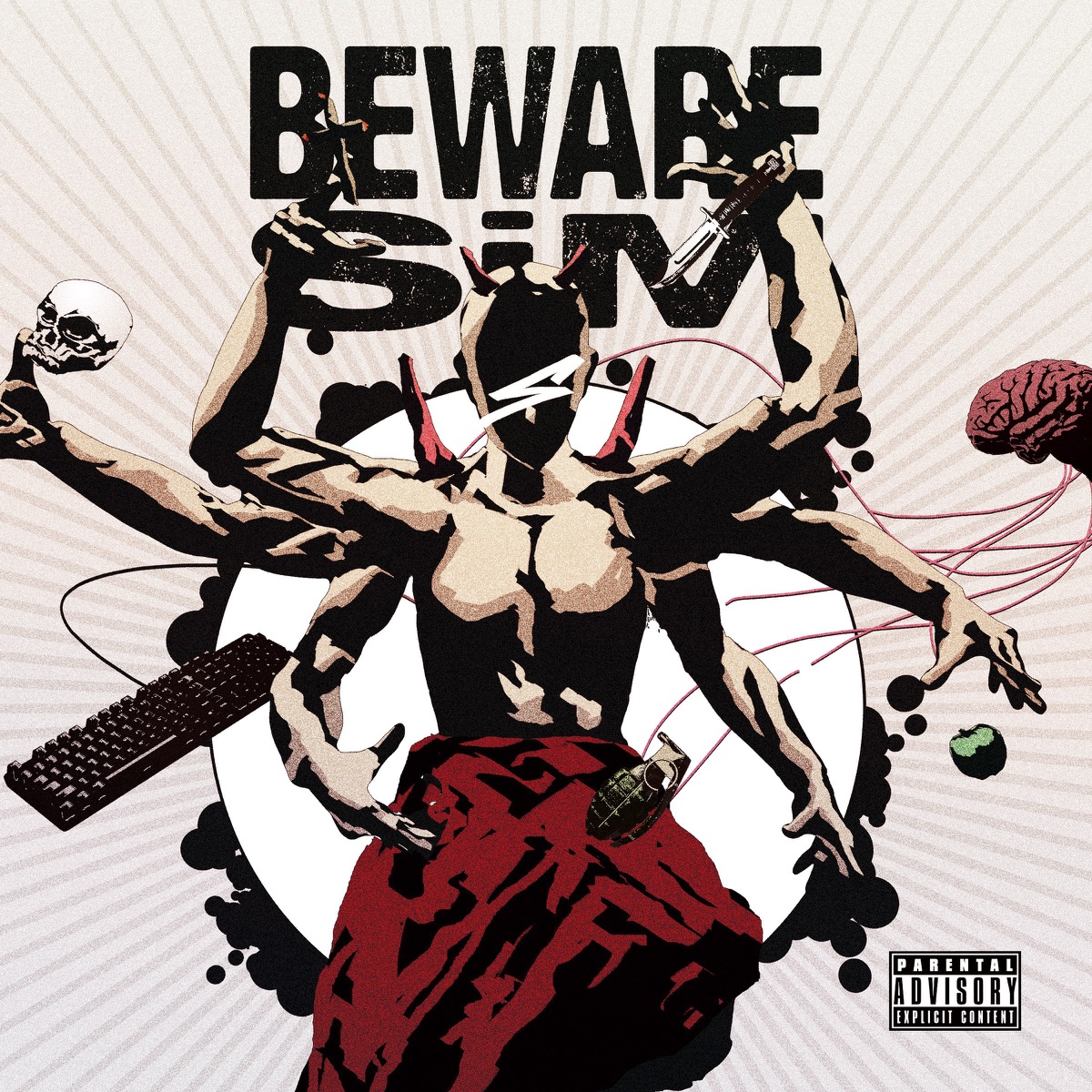 Cover art for『SiM - TREASURES』from the release『BEWARE』