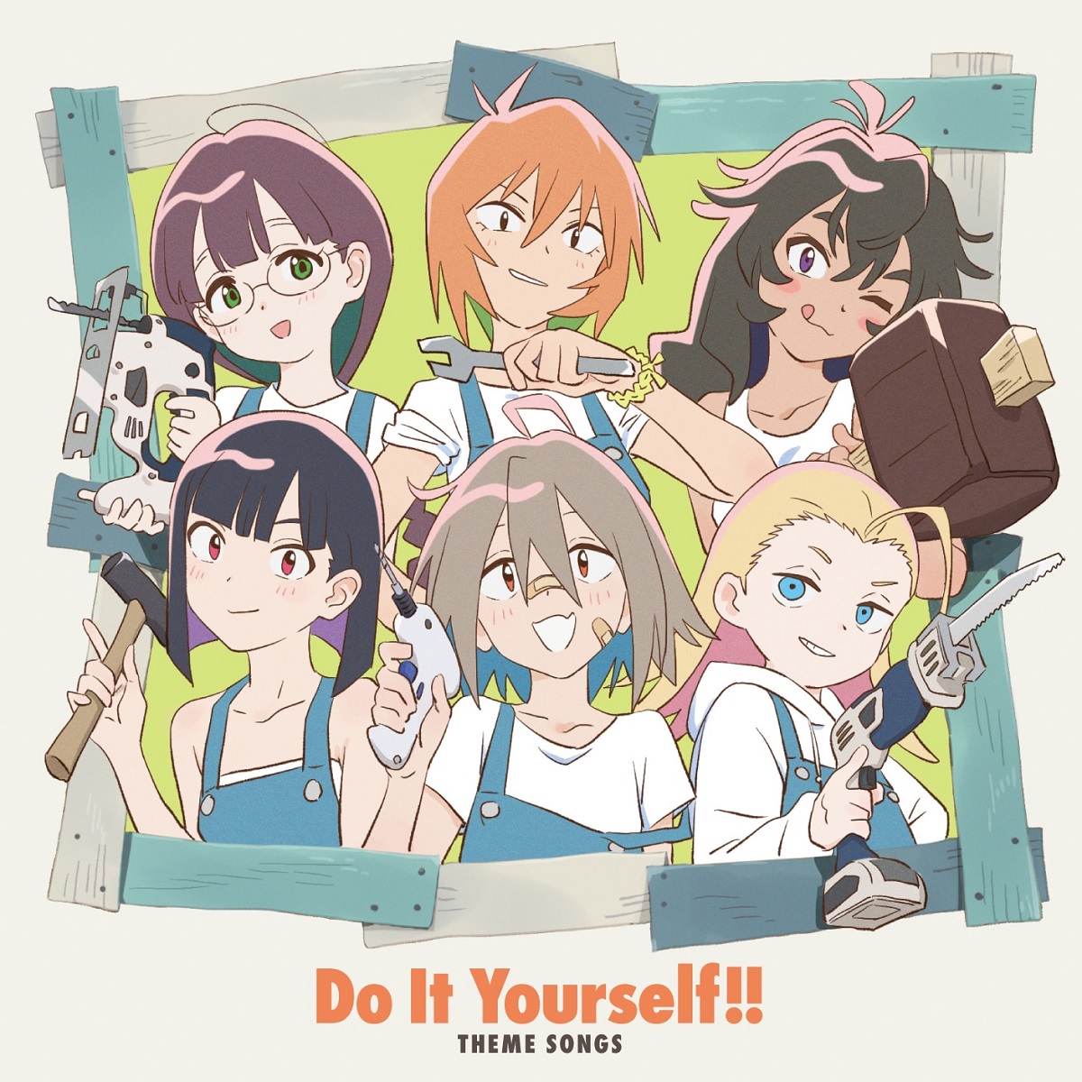 Cover art for『Gatajo DIY-bu - Dokidoki Idea wo Yoroshiku!』from the release『Do It Yourself!! THEME SONGS』