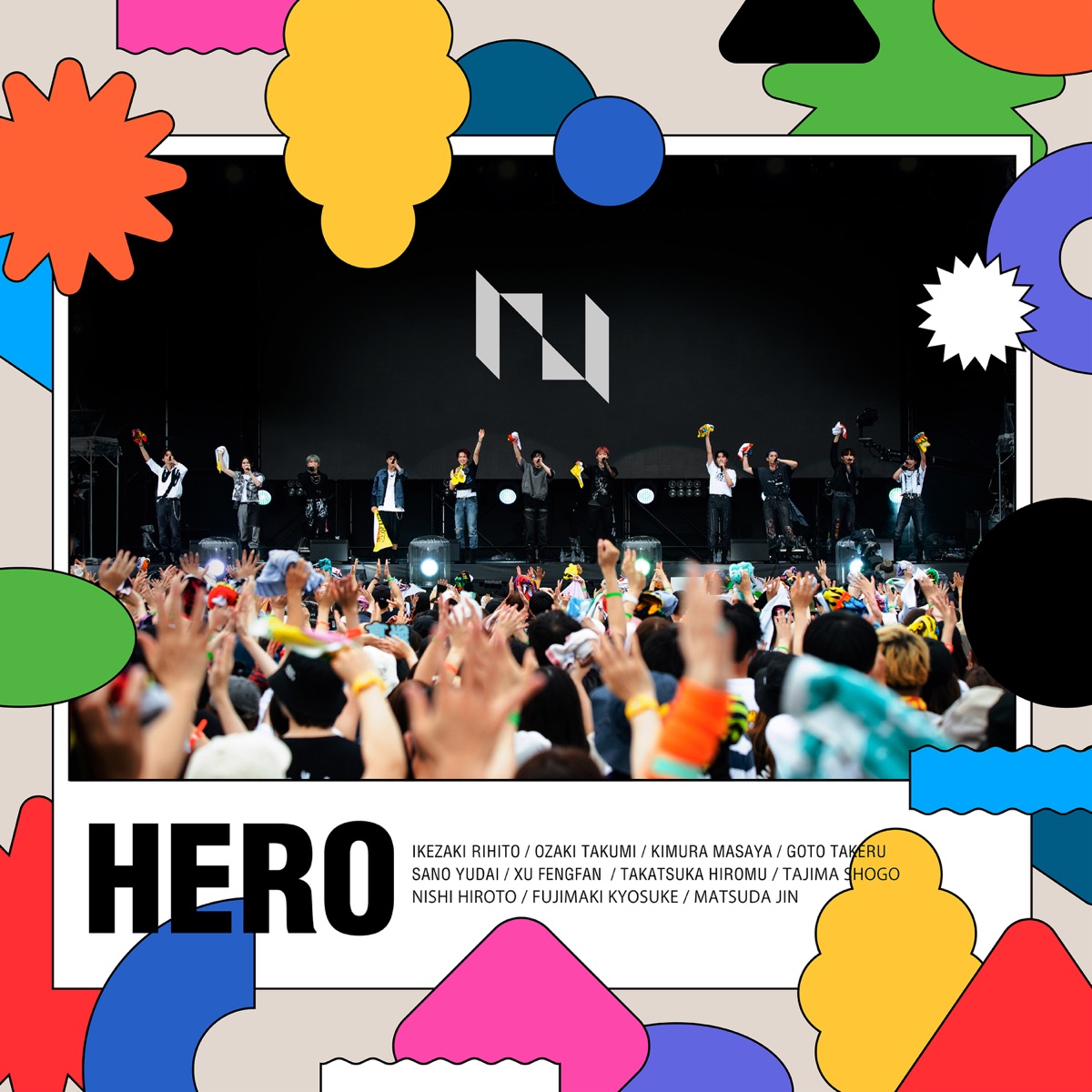 Cover art for『INI - HERO』from the release『HERO』