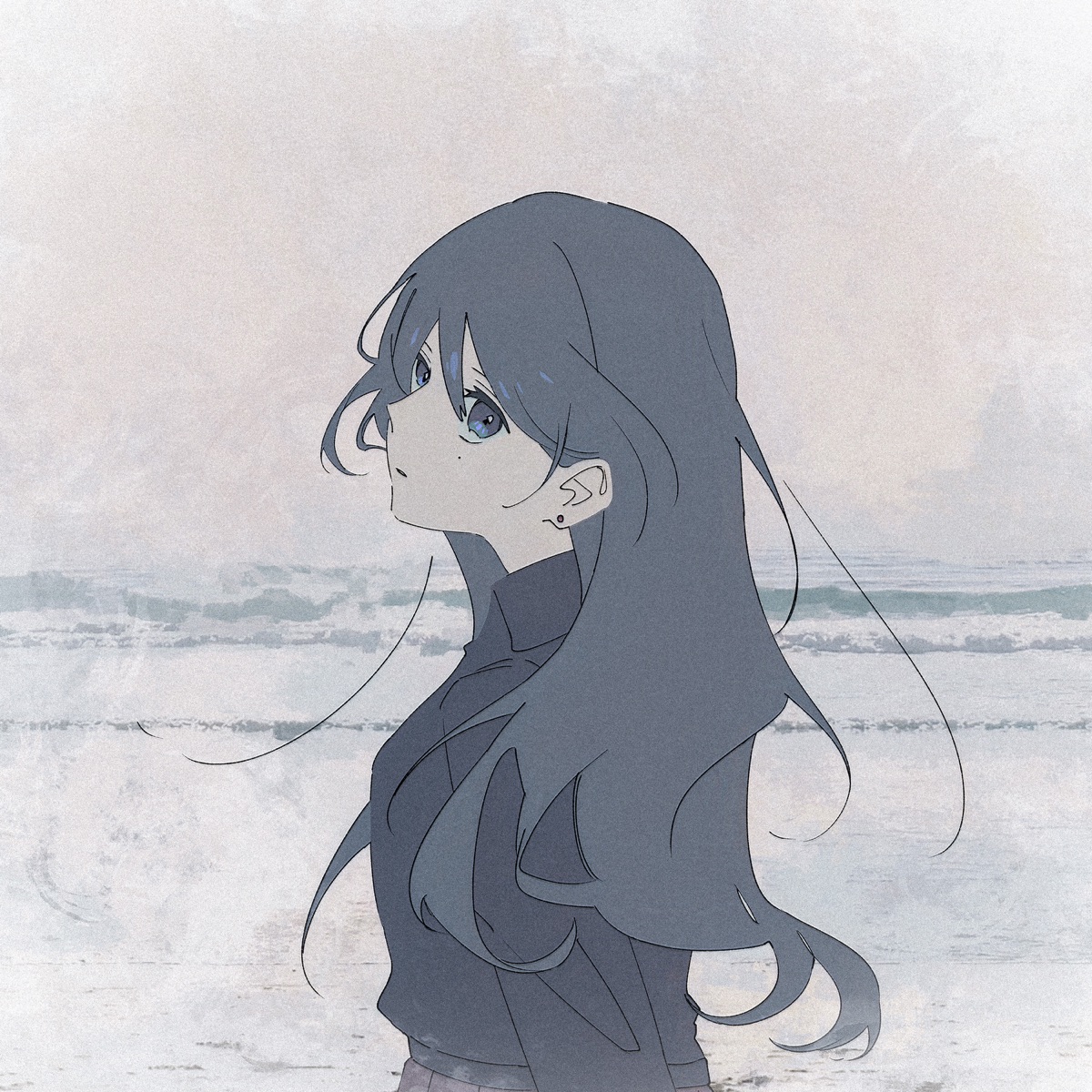 『須田景凪 - 雲を恋う』収録の『雲を恋う/落花流水』ジャケット