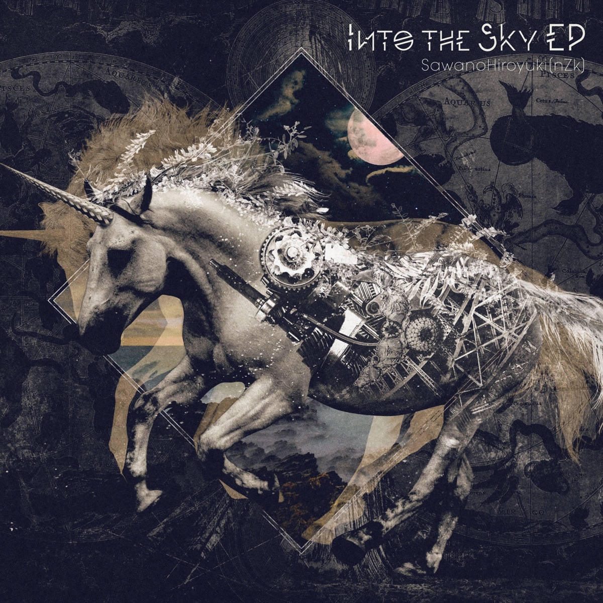 Cover art for『SawanoHiroyuki[nZk]:Tielle - Into the Sky』from the release『Into the Sky EP