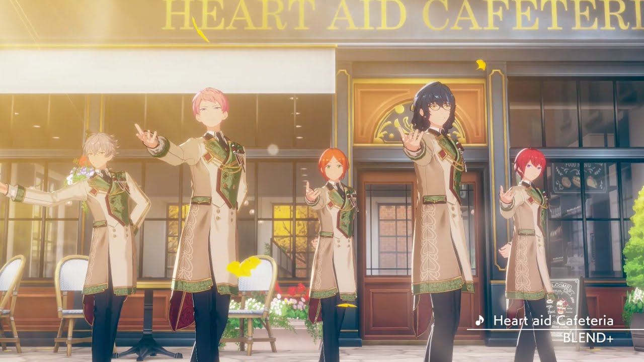 『BLEND+ - Heart aid Cafeteria』収録の『Heart aid Cafeteria』ジャケット