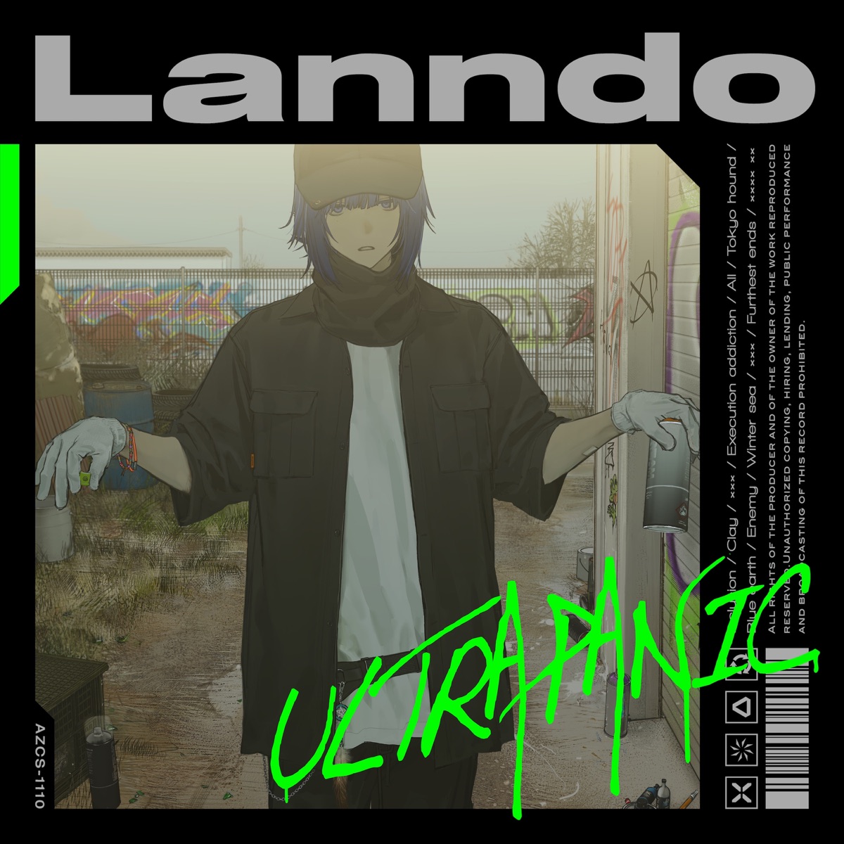 Cover art for『Lanndo - 全部 feat. びす』from the release『ULTRAPANIC