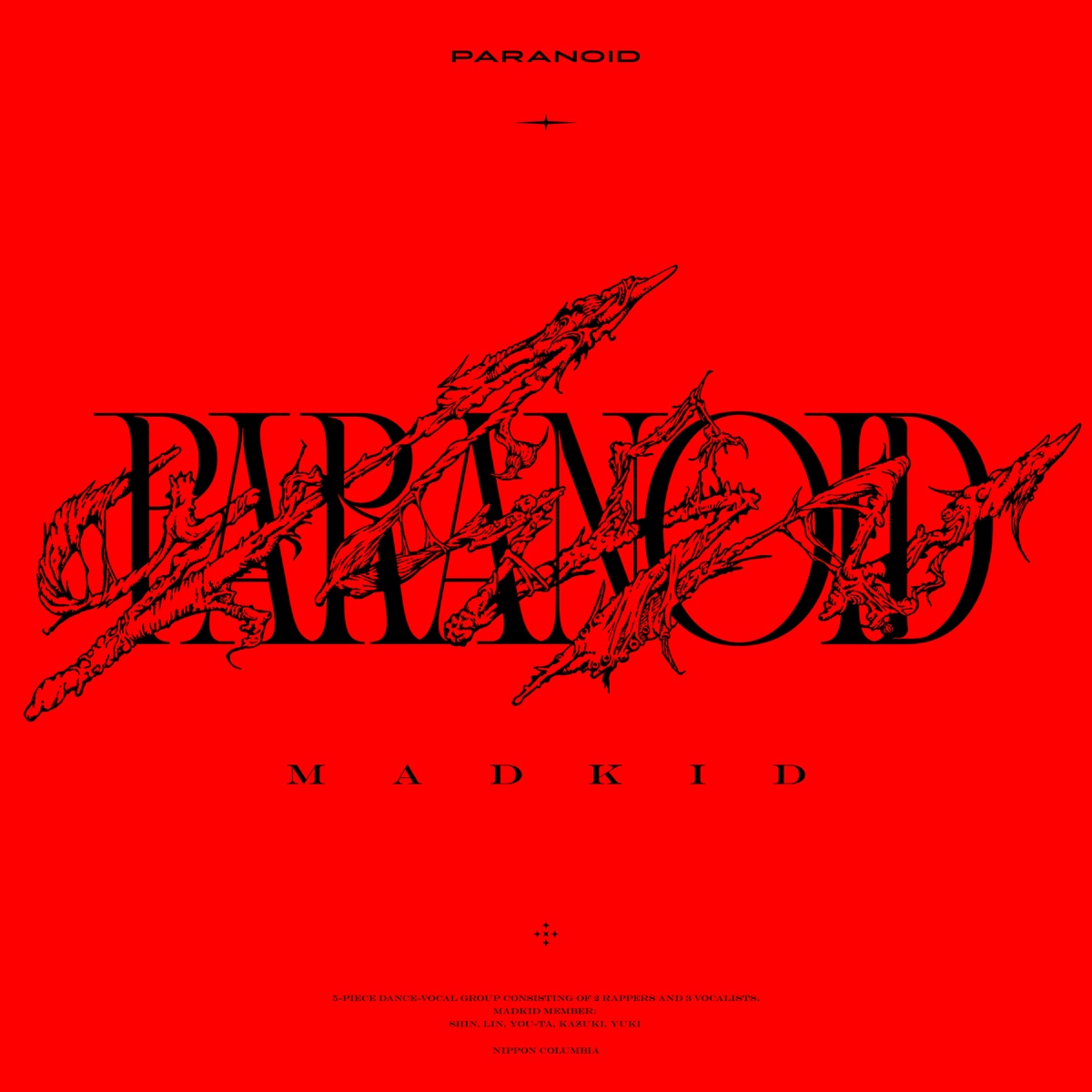 『MADKID - Paranoid』収録の『Paranoid』ジャケット