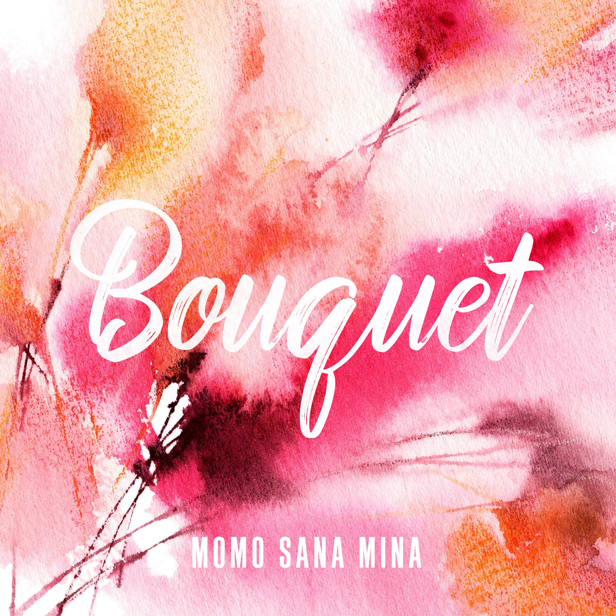 『MOMO SANA MINA from TWICE - Bouquet』収録の『Bouquet』ジャケット
