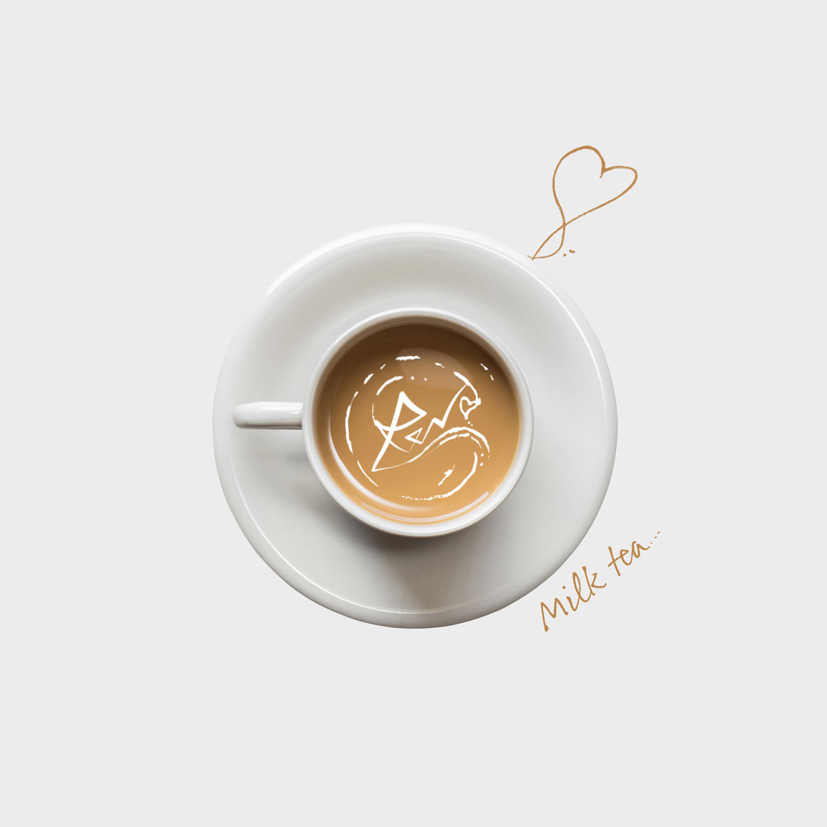 『ReN - Milk tea』収録の『Milk tea』ジャケット