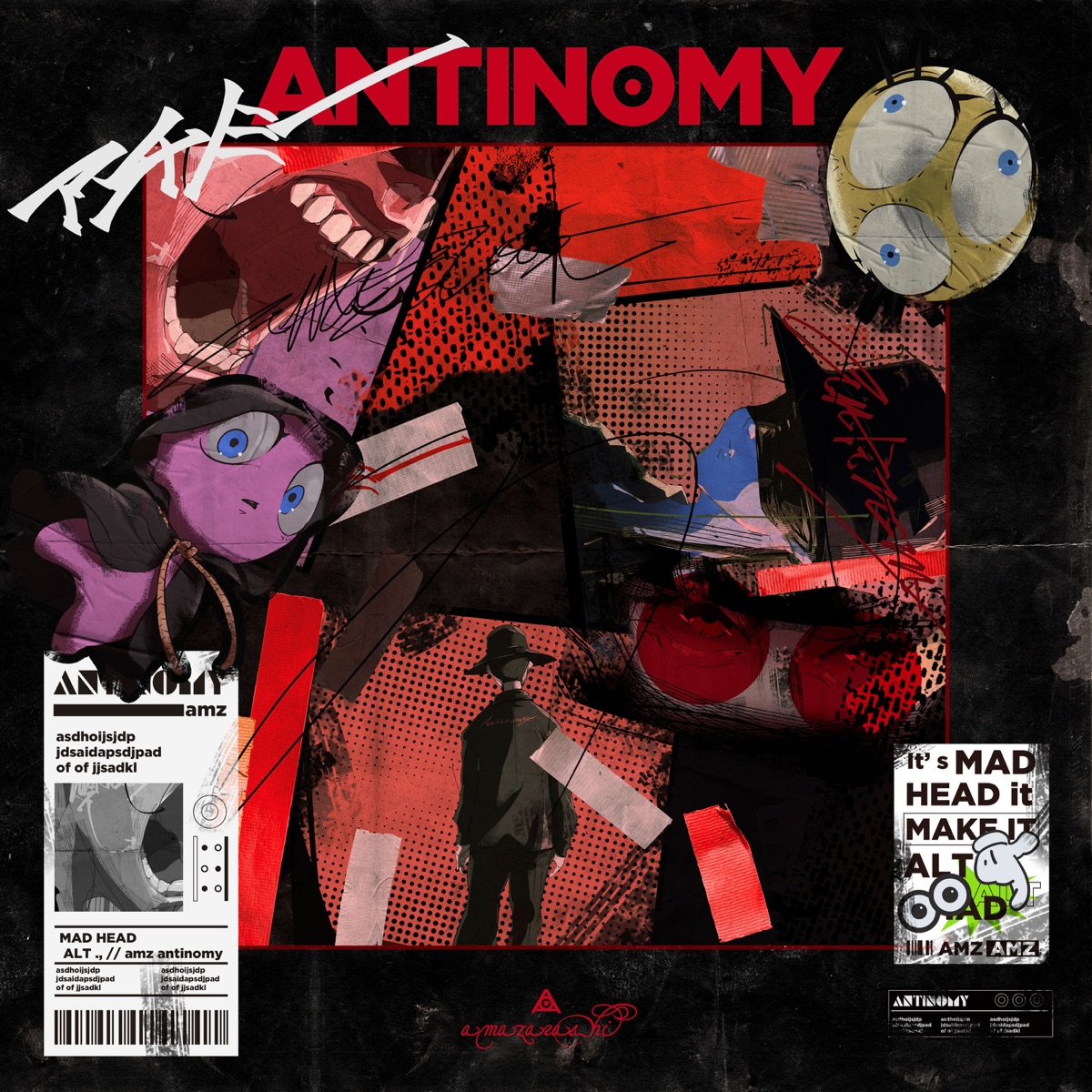 Cover art for『amazarashi - アンチノミー』from the release『antinomy