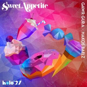 『Gawr Gura × Hakos Baelz - Sweet Appetite』収録の『Sweet Appetite』ジャケット