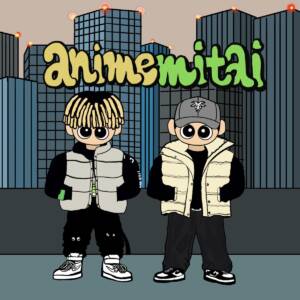 『百足 & 韻マン - アニメみたい』収録の『アニメみたい』ジャケット