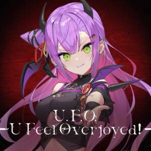 『常闇トワ - U.F.O. - U Feel Overjoyed!』収録の『U.F.O. - U Feel Overjoyed!』ジャケット