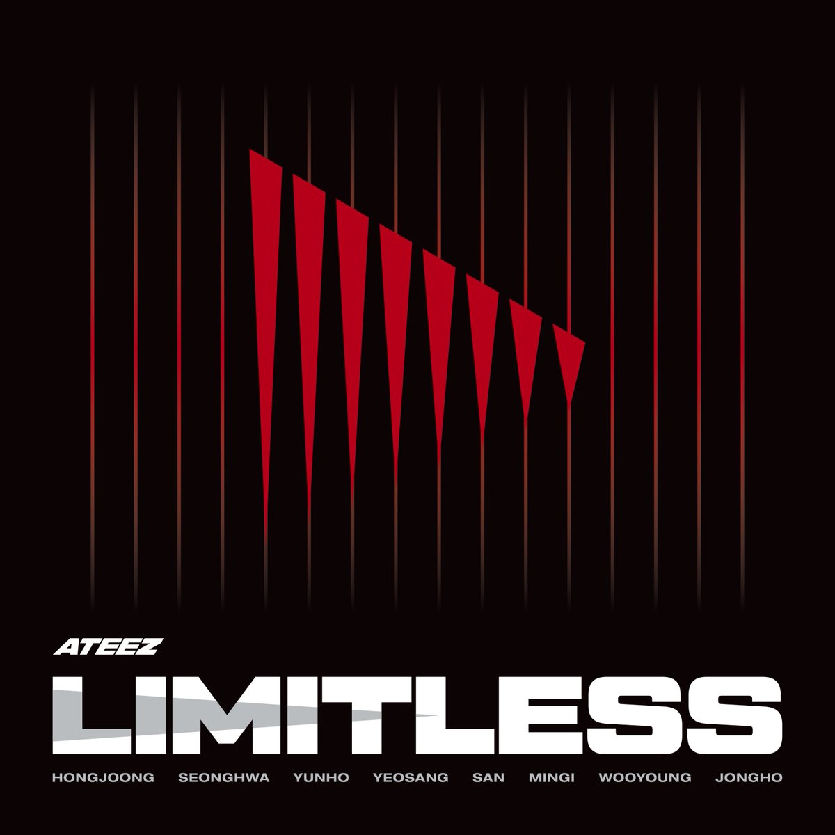 『ATEEZ - DIAMOND』収録の『Limitless』ジャケット