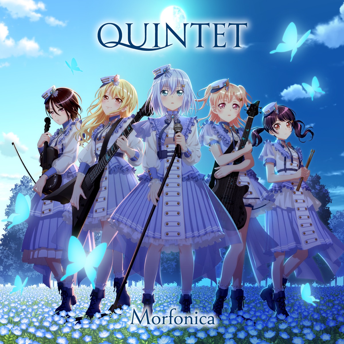 Cover art for『Morfonica - Ever Sky Blue』from the release『QUINTET』