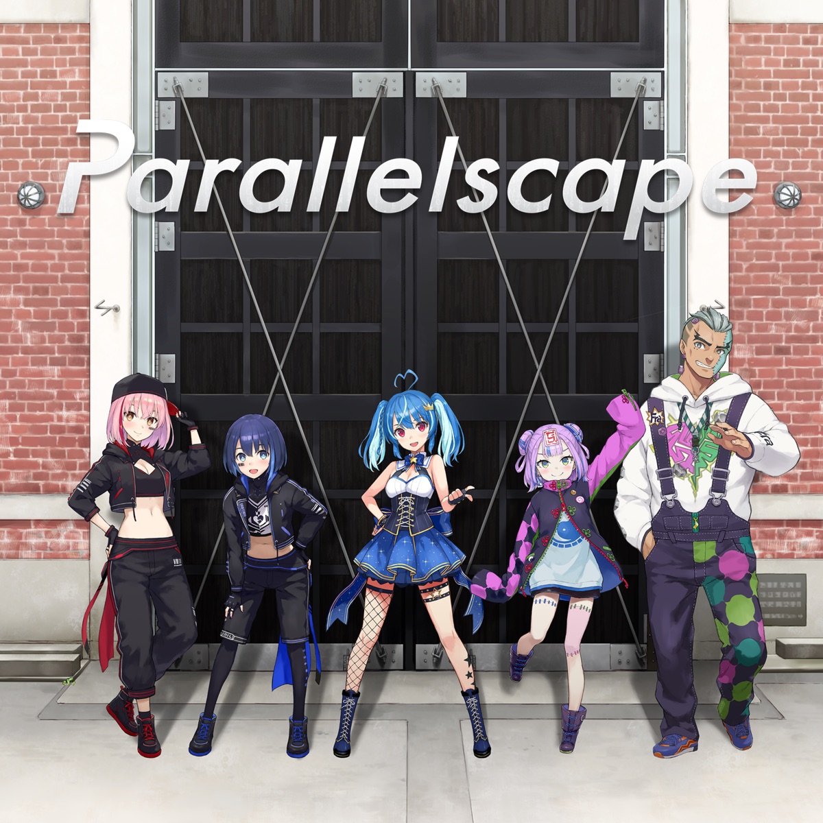 『BOOGEY VOXX - UNLIMITED FACTORY』収録の『Parallelscape』ジャケット