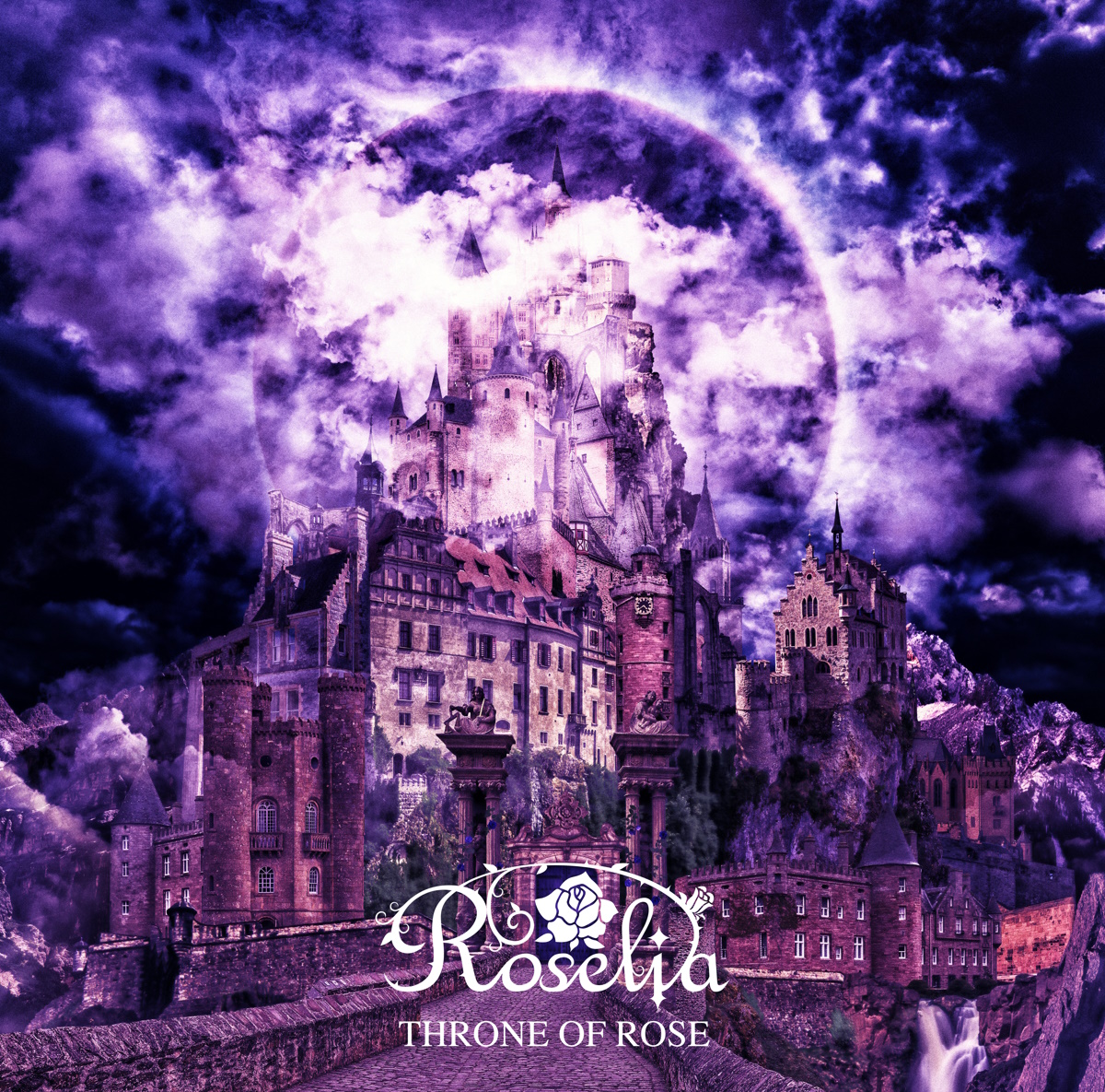 『Roselia - 一逢のFull Glory』収録の『THRONE OF ROSE』ジャケット
