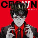 『REDALiCE - アカツキノソラ (feat. DELUTAYA)』収録の『CROWN』ジャケット