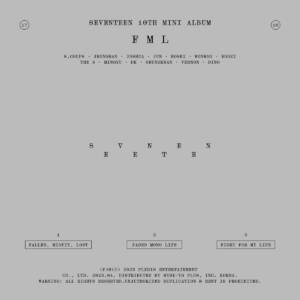 『SEVENTEEN - Dust』収録の『SEVENTEEN 10th Mini Album ‘FML’』ジャケット