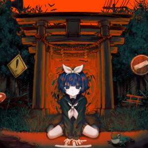 Cover art for『---- (kyozou) - Kawazu Uta (feat. x0o0x_)』from the release『Kawazu Uta (feat. x0o0x_)』