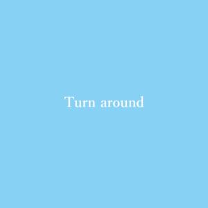 『ざきのすけ。 - Turn around』収録の『Turn around』ジャケット