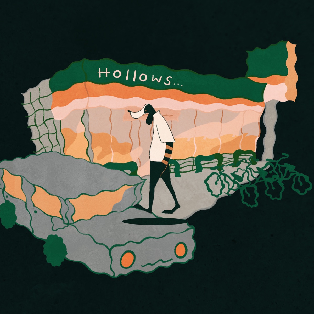『くじら - Hollows...』収録の『Hollows...』ジャケット