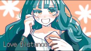 『天音彩 - Love Distance』収録の『Love Distance』ジャケット