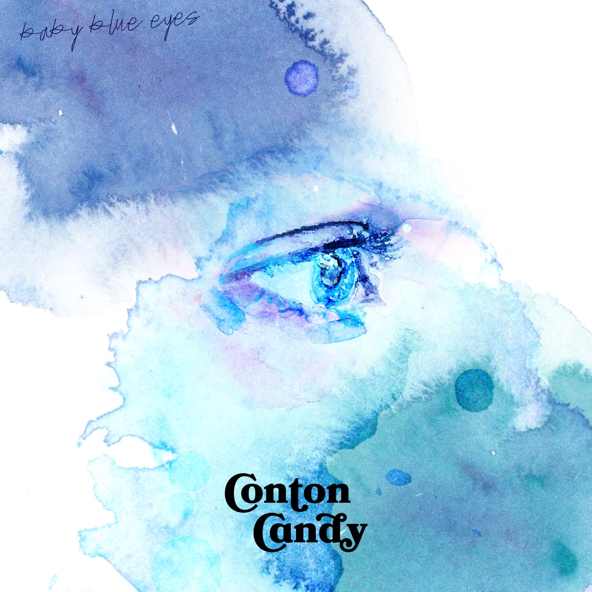 『Conton Candy - baby blue eyes』収録の『baby blue eyes』ジャケット