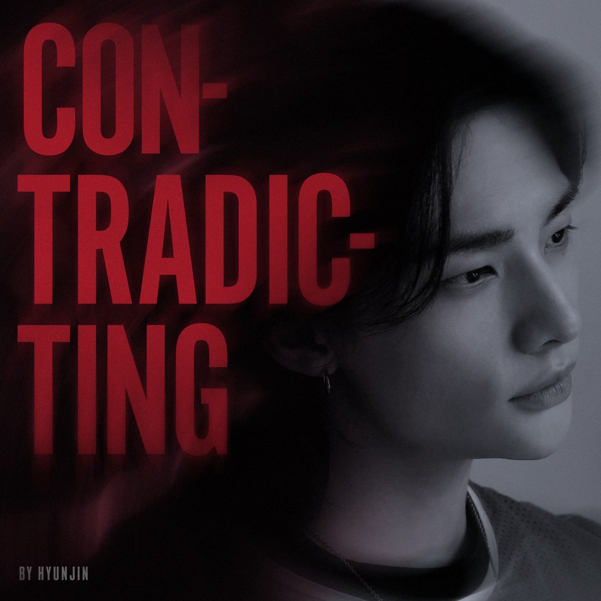 『Hyunjin (Stray Kids) - Contradicting』収録の『Contradicting』ジャケット