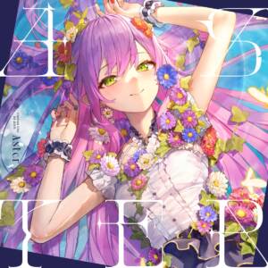 『常闇トワ - Purple Disease』収録の『Aster』ジャケット