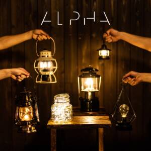 『Half time Old - stand by me』収録の『ALPHA』ジャケット