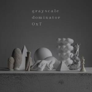 Cover art for『OxT - grayscale dominator』from the release『grayscale dominator』