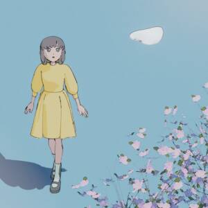 Cover art for『Three - Hanamizuki』from the release『Hanamizuki』