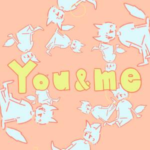 『莉犬 - You&me』収録の『You&me』ジャケット