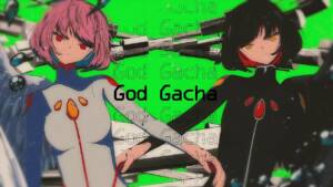『鬱P - God Gacha』収録の『God Gacha』ジャケット