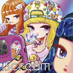『iScream - Shiny Shiny』収録の『Selfie』ジャケット