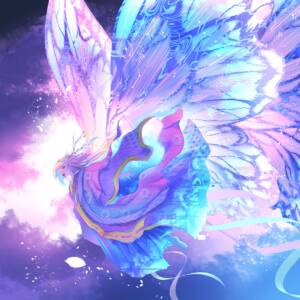 Cover art for『Aiobahn × KOTOKO - Moon-Rainbow Butterfly』from the release『Moon-Rainbow Butterfly』