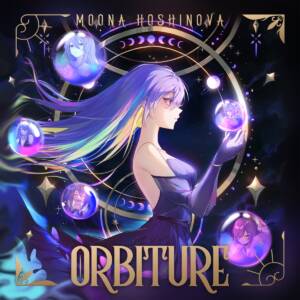 『Moona Hoshinova - Taut Hati』収録の『ORBITURE』ジャケット