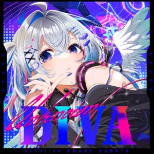 『天音かなた - 返信願望』収録の『UNKNOWN DIVA』ジャケット