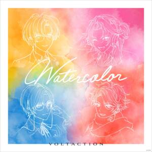 『VOLTACTION - Watercolor』収録の『Watercolor』ジャケット
