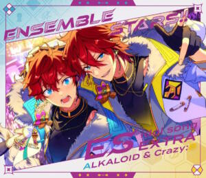 『ALKALOID & Crazy:B - SAKE OF LOVE』収録の『あんさんぶるスターズ!! ESアイドルソング Extra ALKALOID & Crazy:B』ジャケット