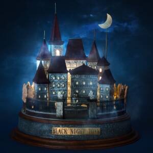 Cover art for『Akihisa Kondo - Black Night Town』from the release『Black Night Town』