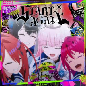 Cover art for『Mori Calliope, IRyS, Nerissa Ravencroft, Elizabeth Rose Bloodflame - START AGAIN』from the release『START AGAIN』