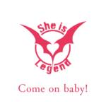 Cover art for『She is Legend - Come on baby!』from the release『Come on baby!
