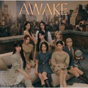 『NiziU - Buddy Buddy』収録の『AWAKE』ジャケット