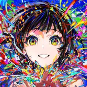 『FAKE TYPE. - 熱狂 feat.Mori Calliope』収録の『熱狂 feat.Mori Calliope』ジャケット