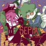 Cover art for『Mori Calliope - Sepia feat. TOOBOE』from the release『Sepia feat. TOOBOE』